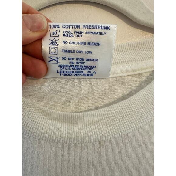 Vintage Y2K Tri Lake Sportswear Duke Carolina House Divided Shirt Sleeve Tee XL - Picture 4 of 4